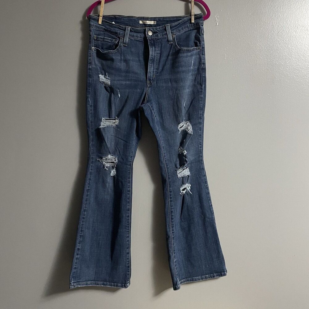 Women’s Levi Strauss 726 Flare Denim Jeans 31x28”